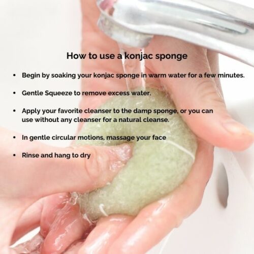 Konjac Sponge Black