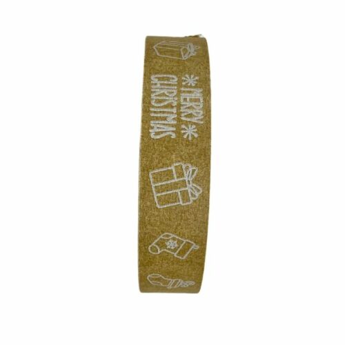 Merry Christmas Paper Tape 2.4cm x 50m
