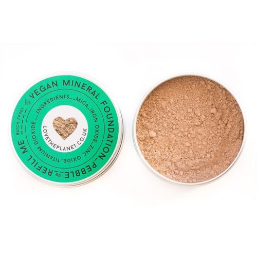 Love The Planet Vegan Mineral Foundation Tin – Pebble