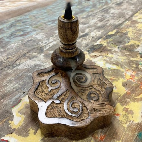 Backflow Burner Mango Wood- Tree of Life