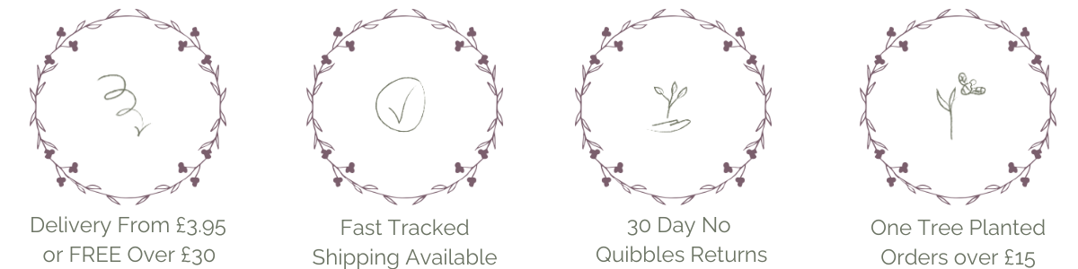 Eco delivery 3.95 or free over 30 no quibbles returns
