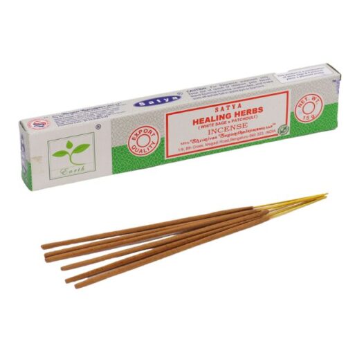 Satya Incense Healing Herbs White Sage and Patchouli