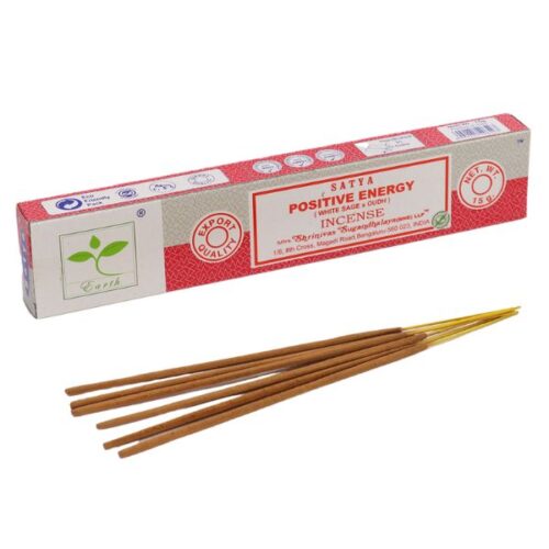 Satya Incense Positive Energy White Sage and Oudh